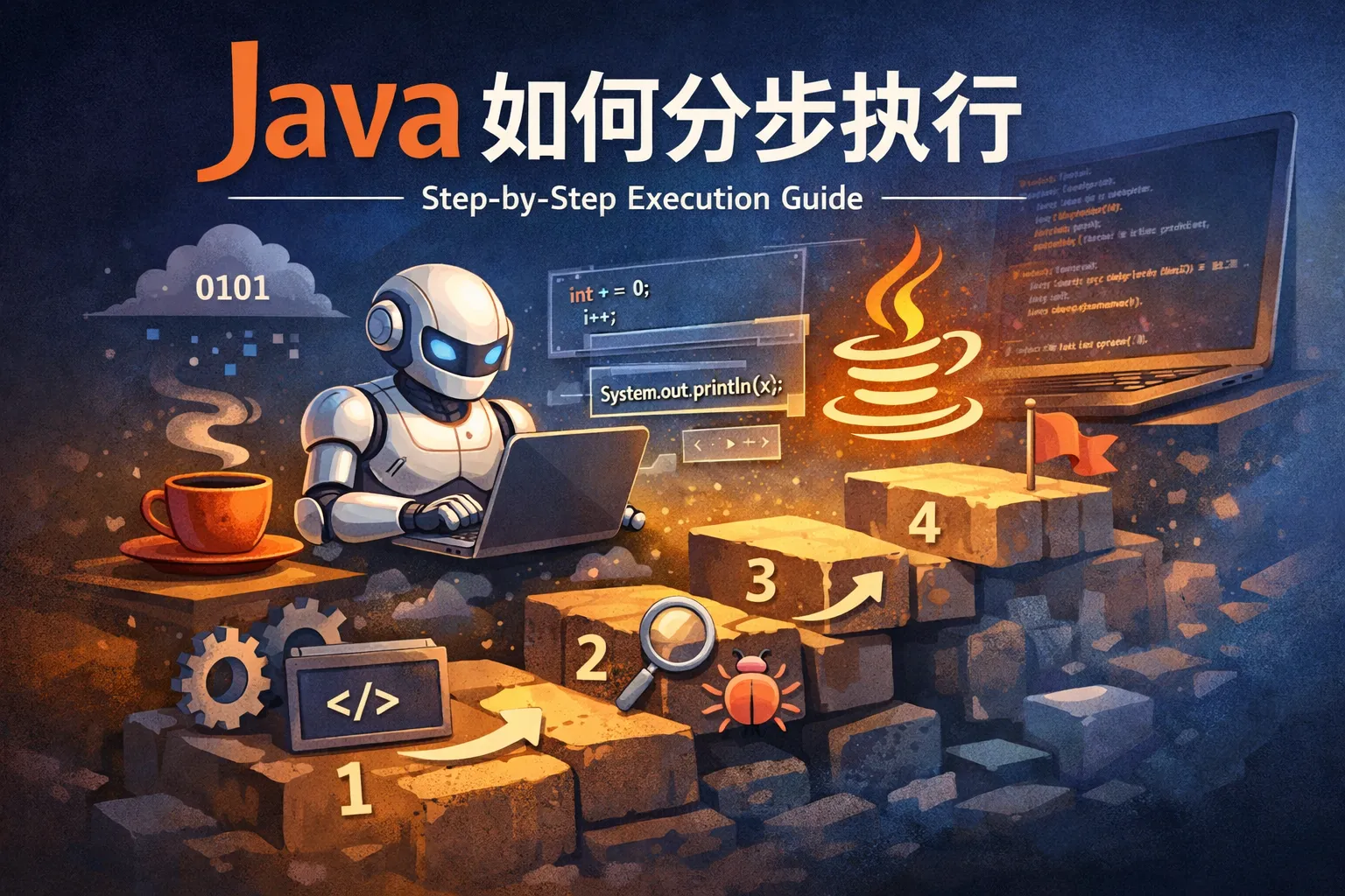 java如何分步执行