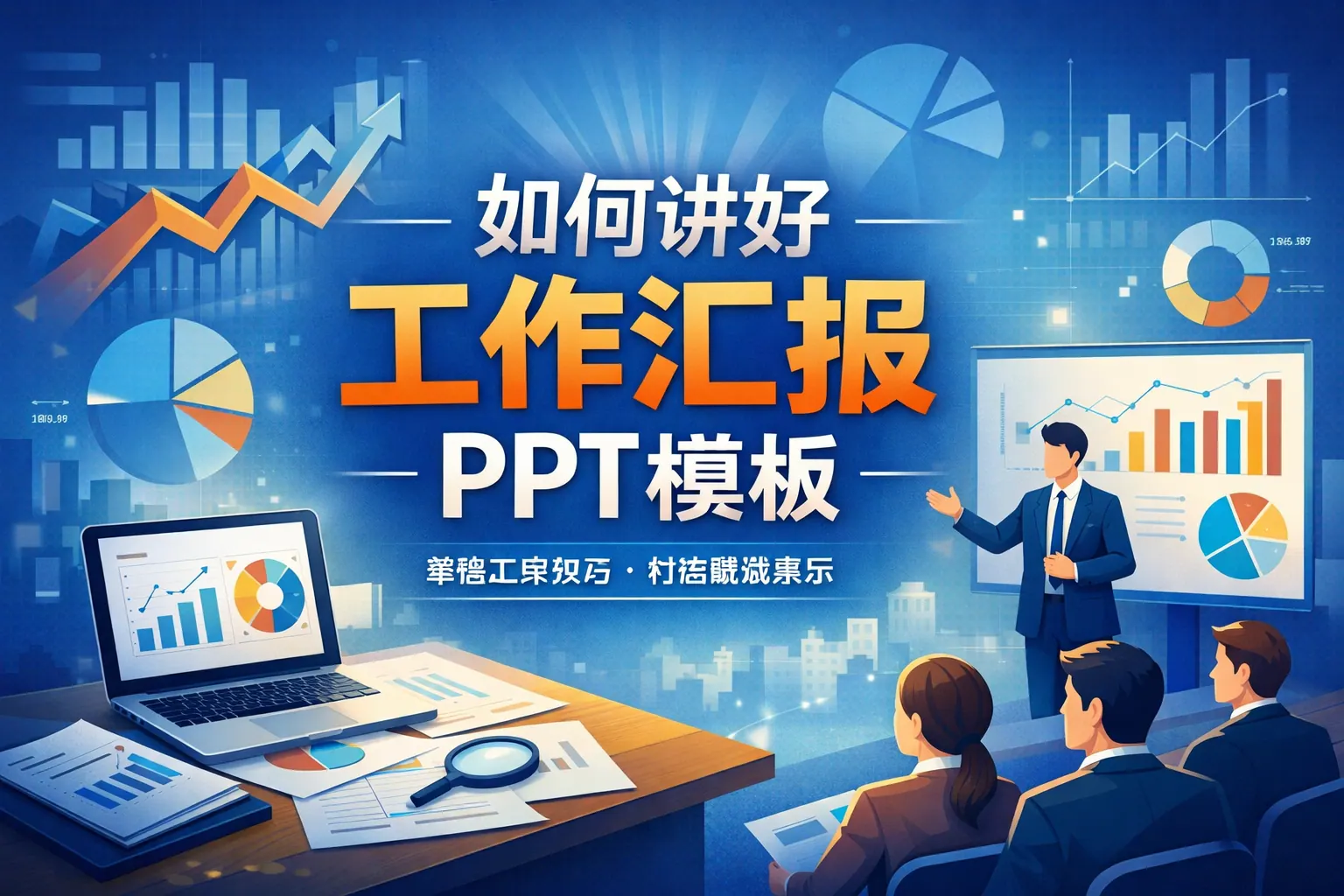 如何讲好工作汇报ppt模板