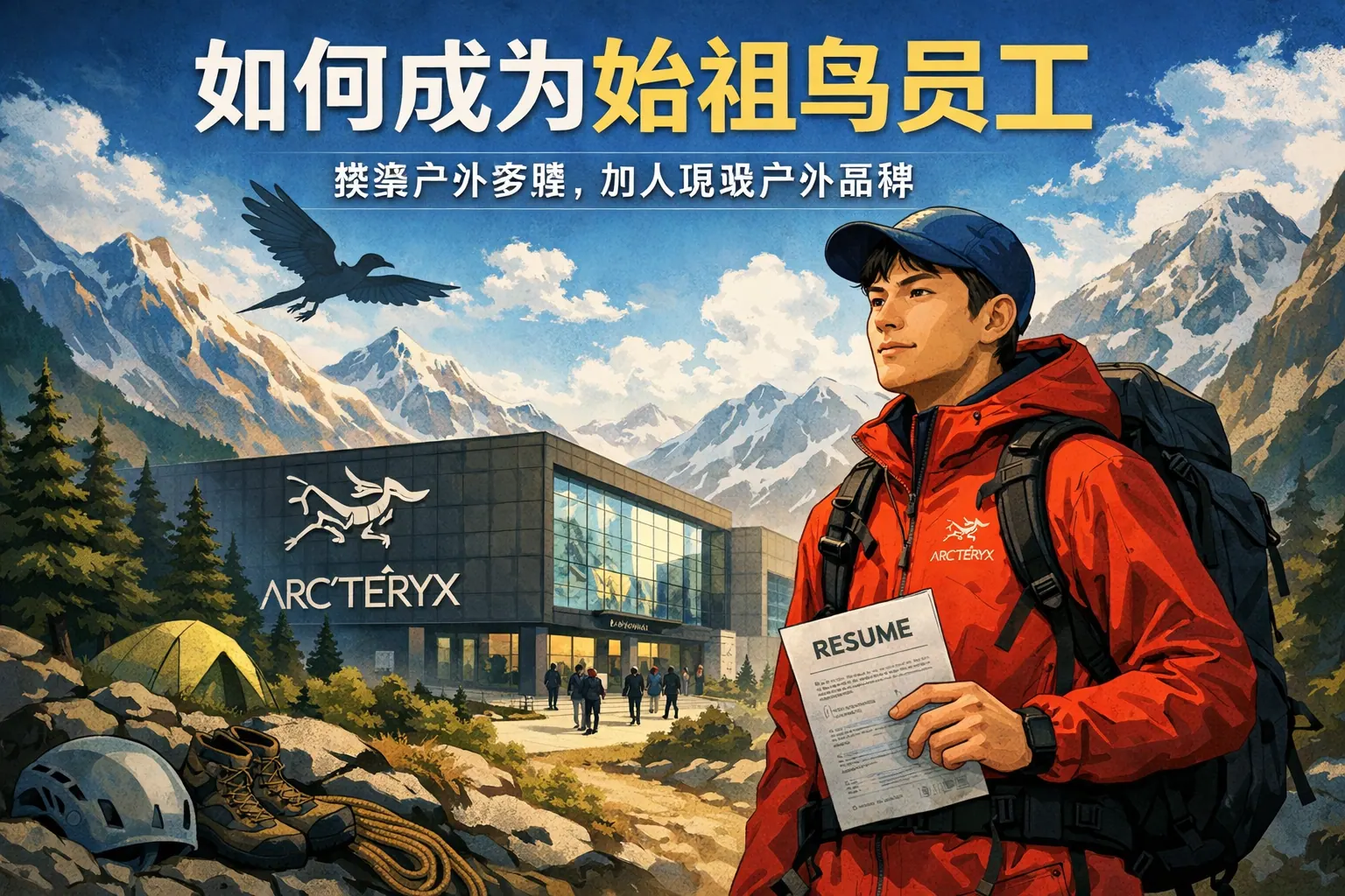 如何成为始祖鸟员工