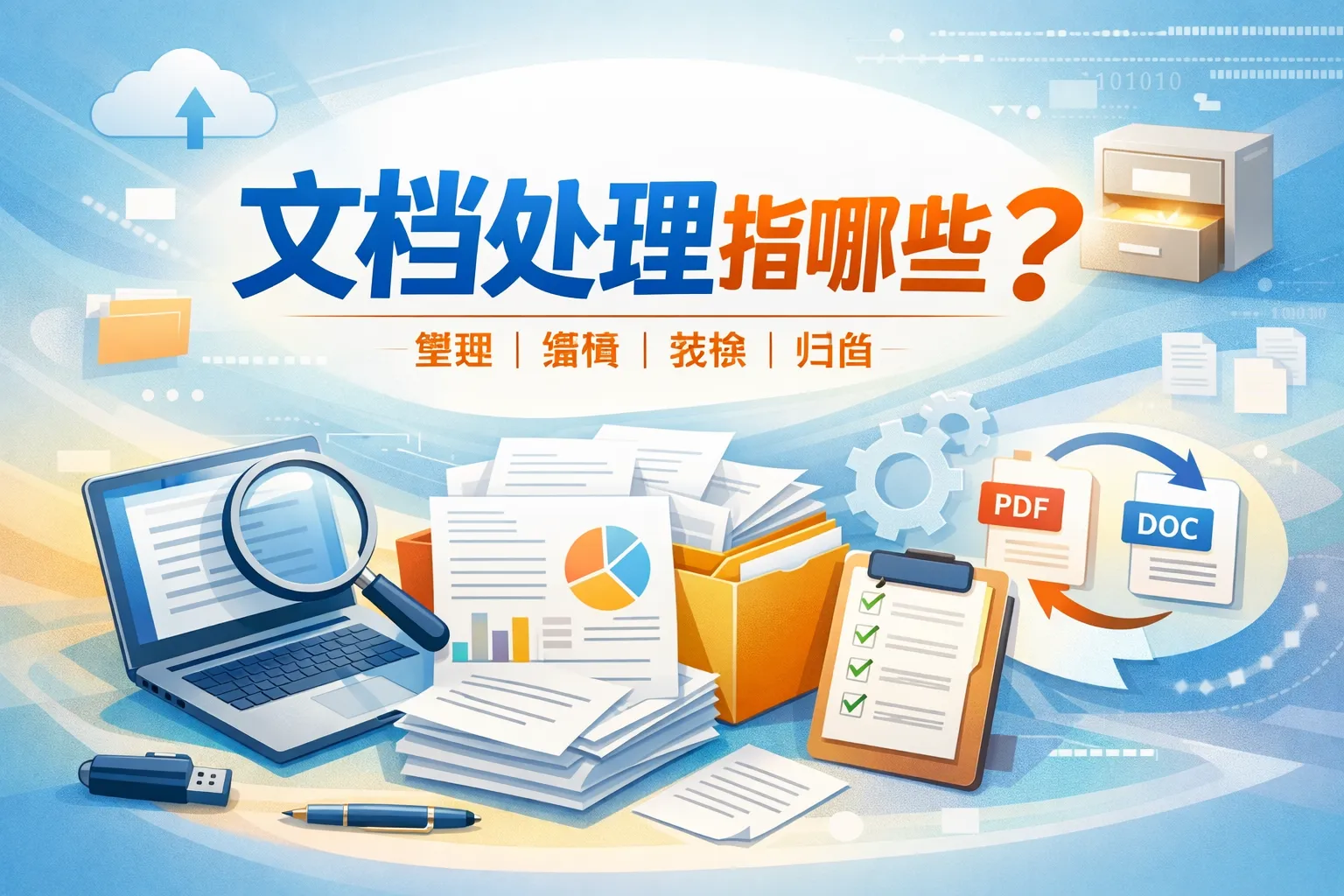 文档处理指哪些