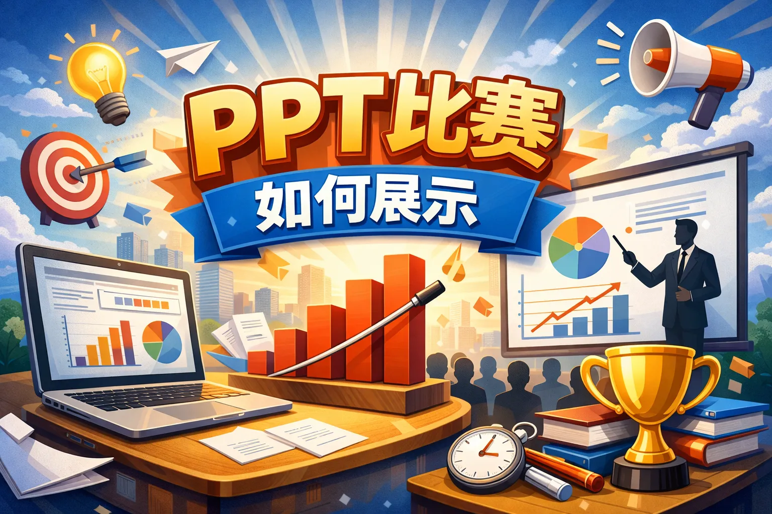 ppt比赛如何展示