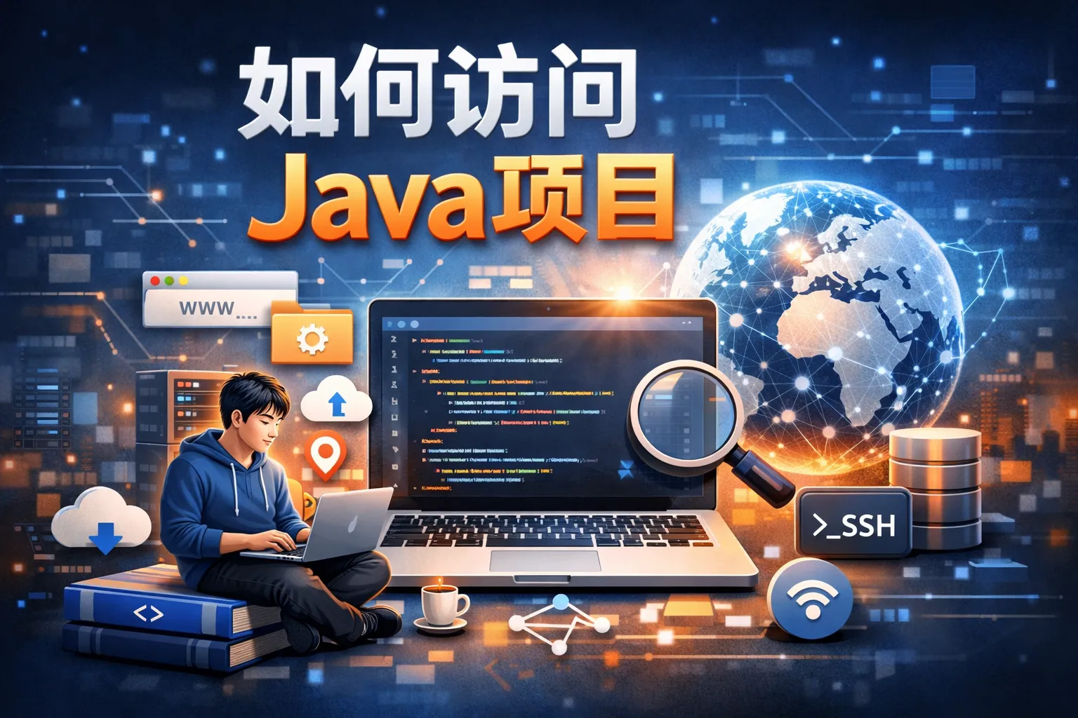 如何访问java项目