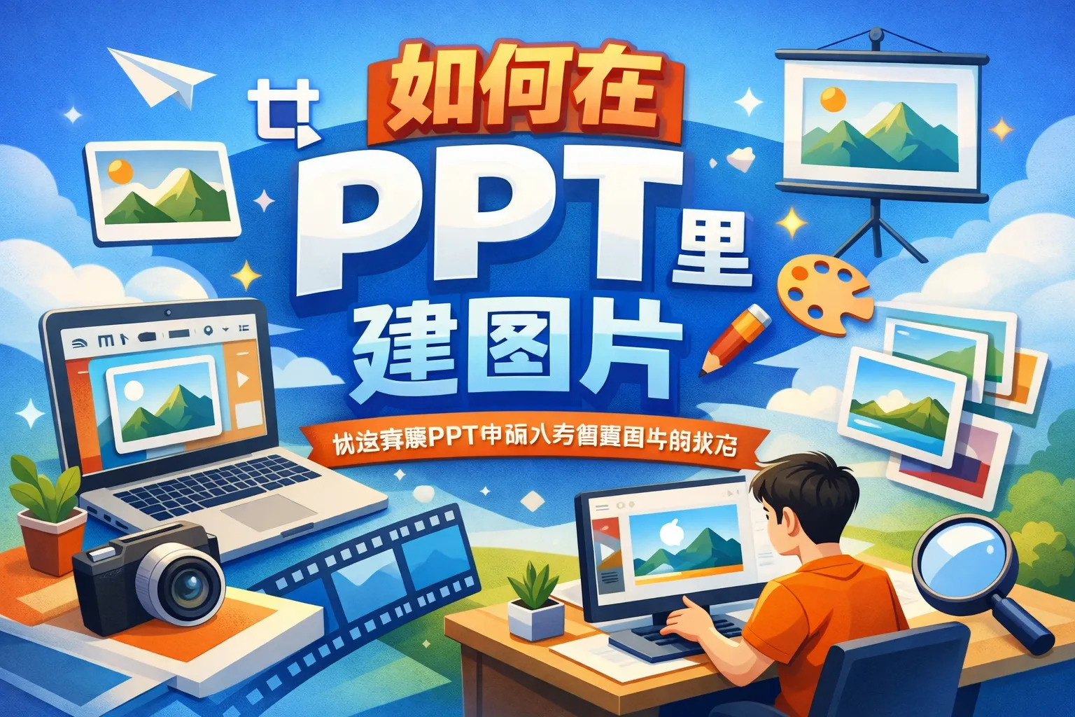 如何在ppt里建图片