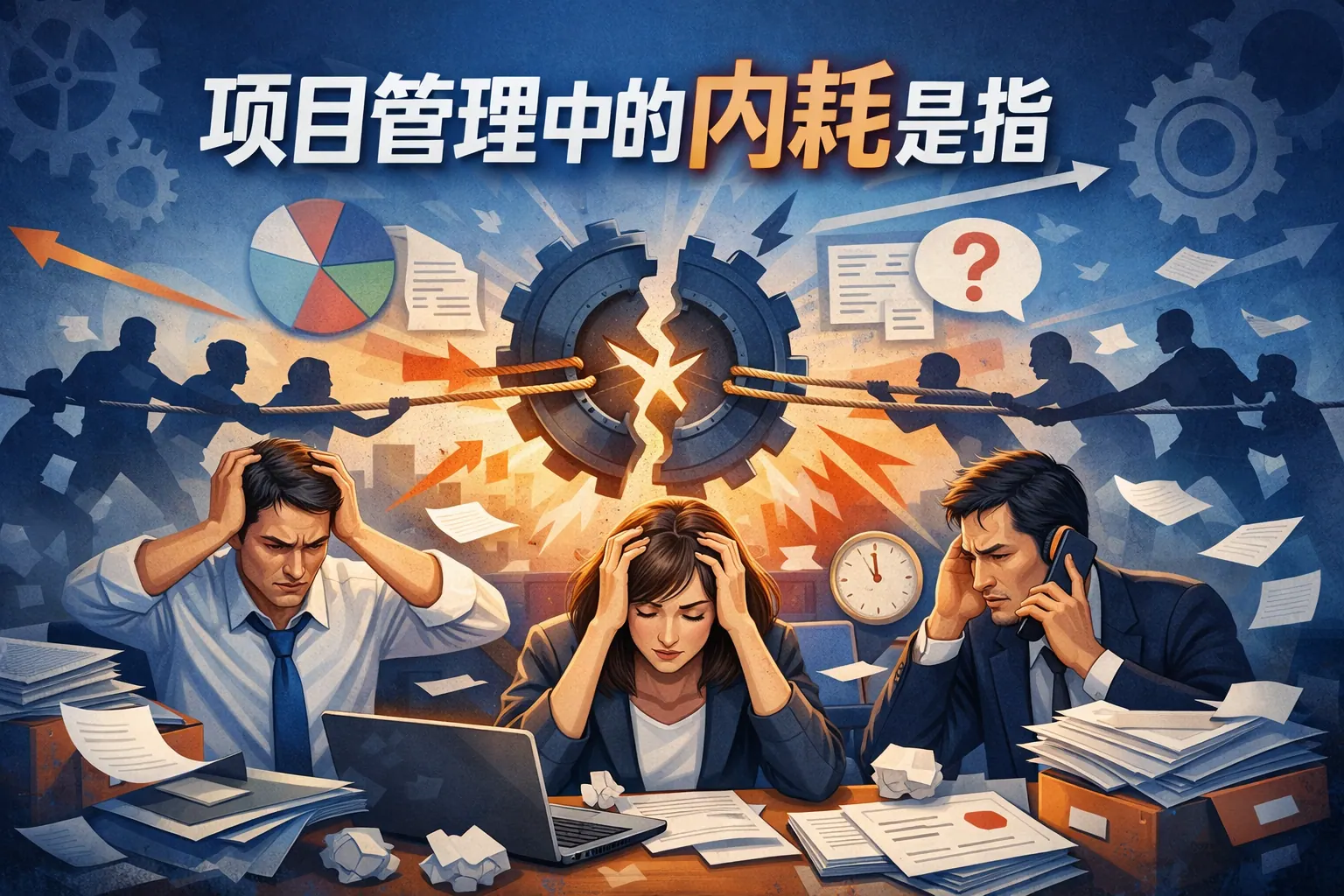 项目管理中的内耗是指