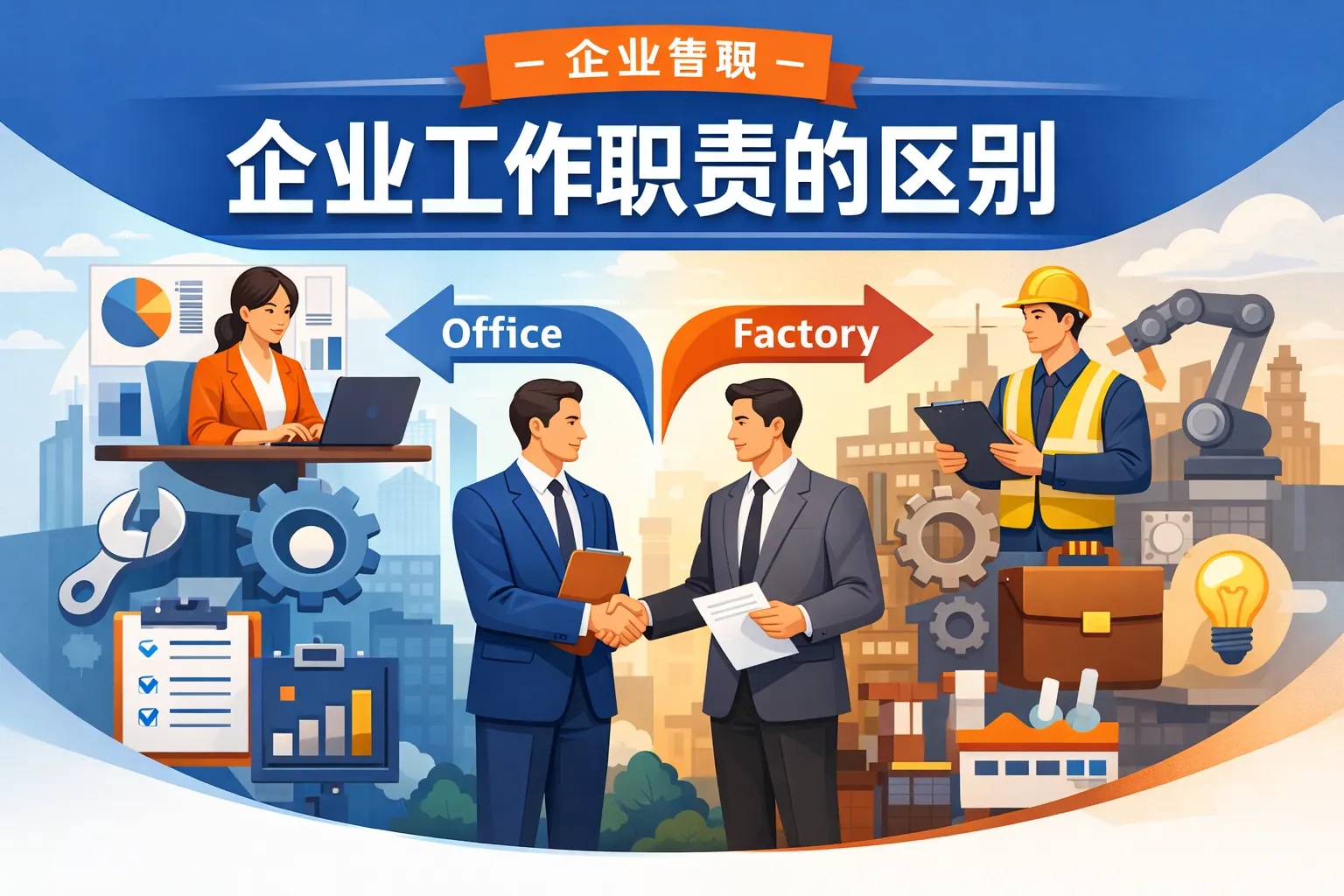 企业工作职责的区别