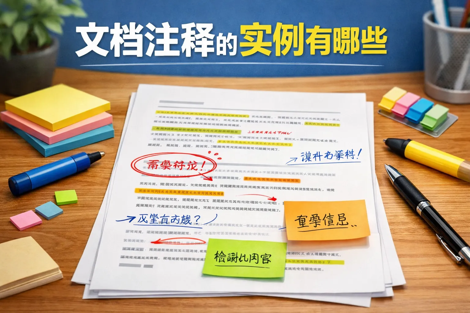 文档注释的实例有哪些