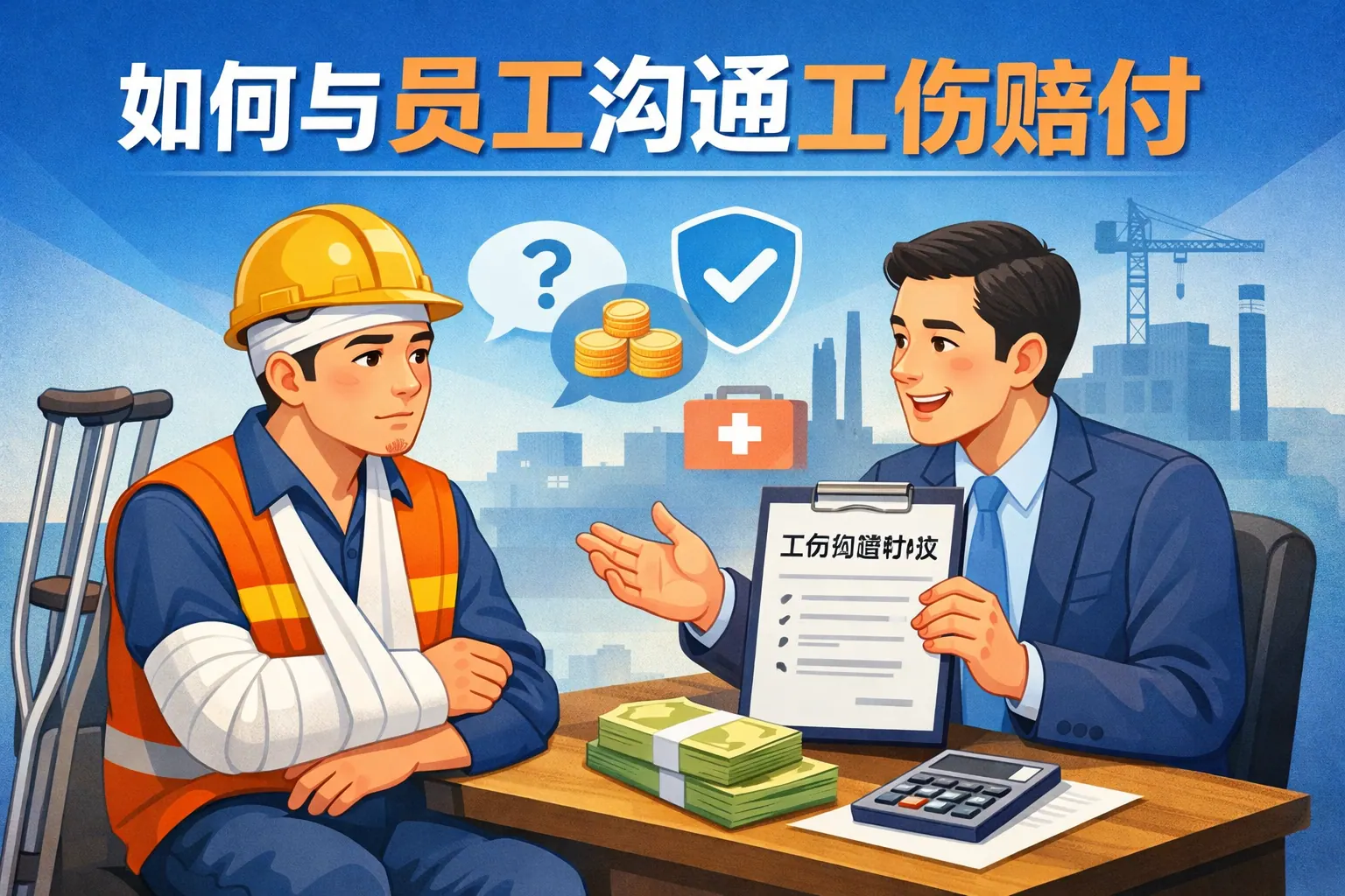 如何与员工沟通工伤赔付