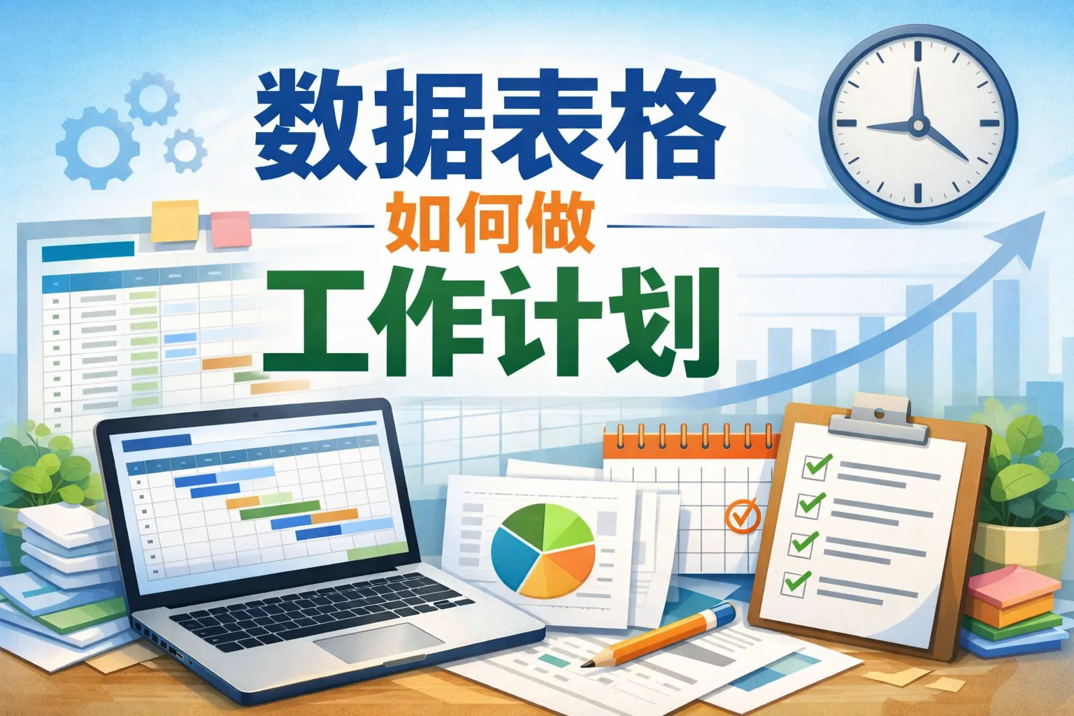 数据表格如何做工作计划