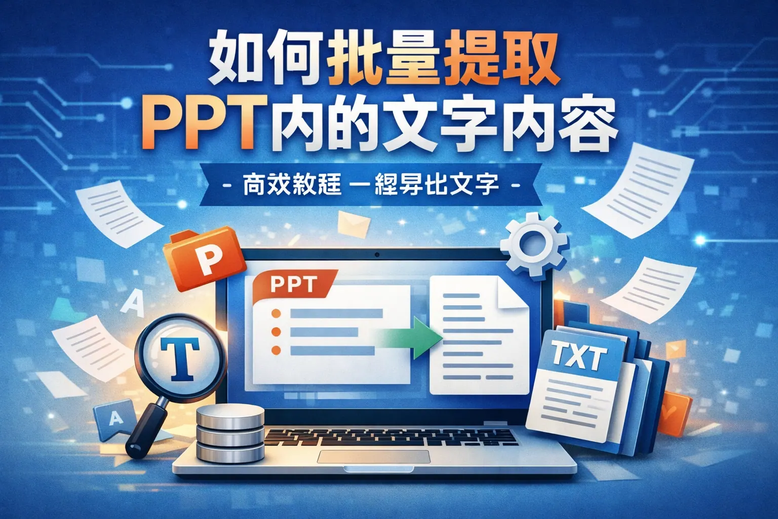 如何批量提取ppt内的文字内容
