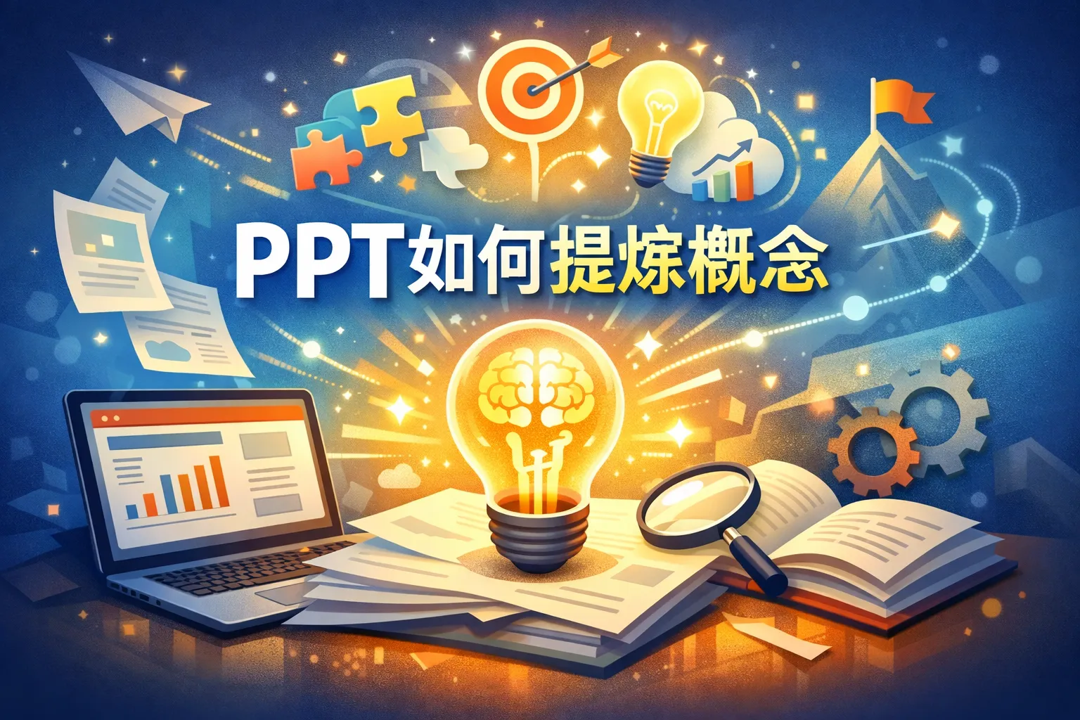 ppt如何提炼概念