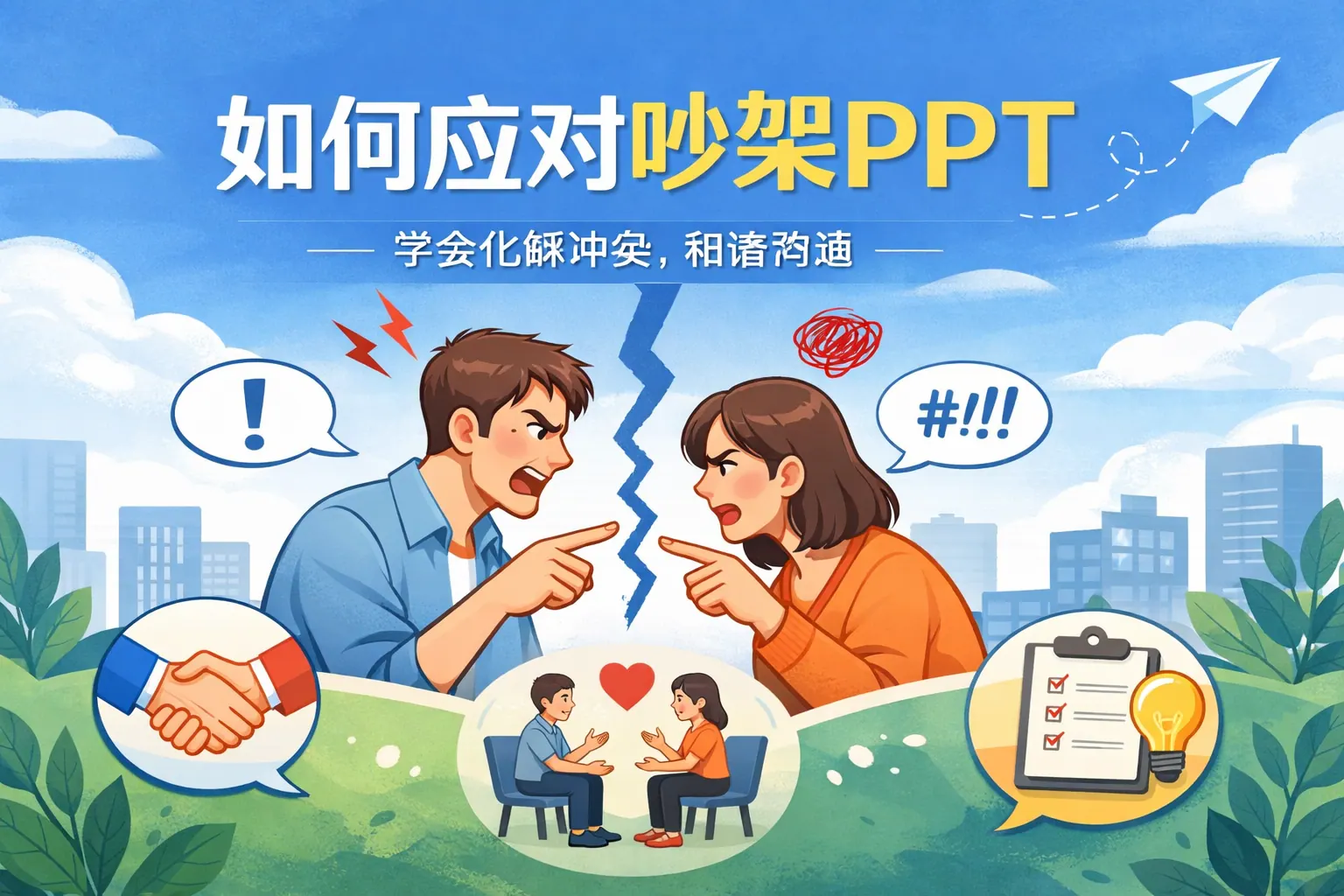 如何应对吵架ppt