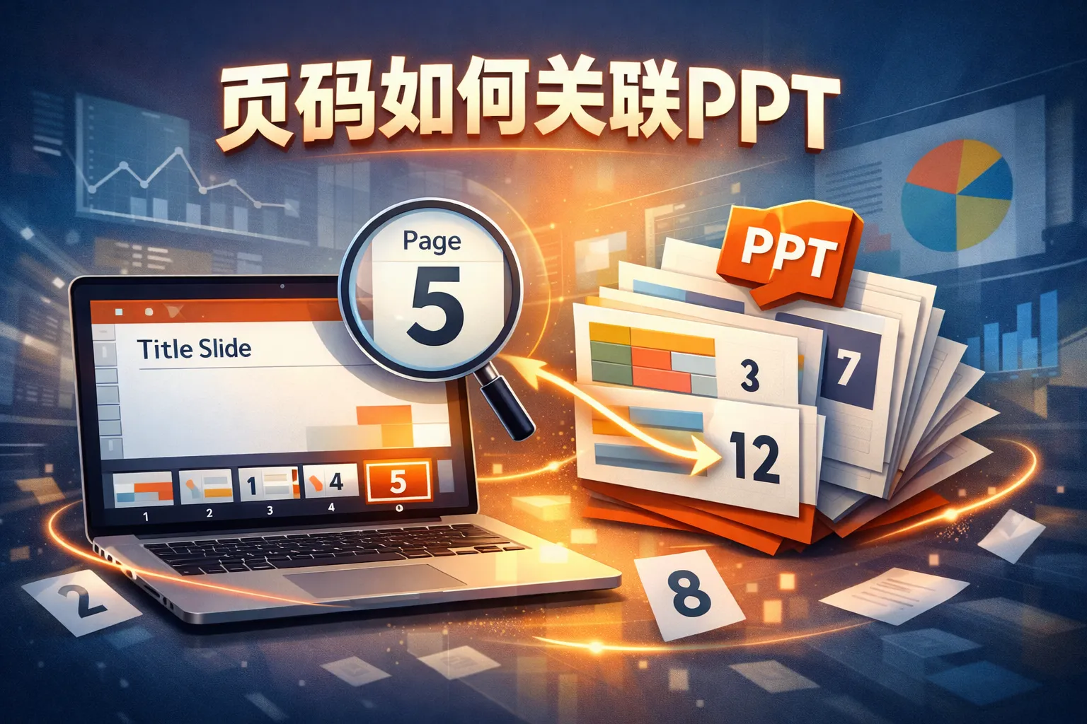 ppt的页码如何关联ppt
