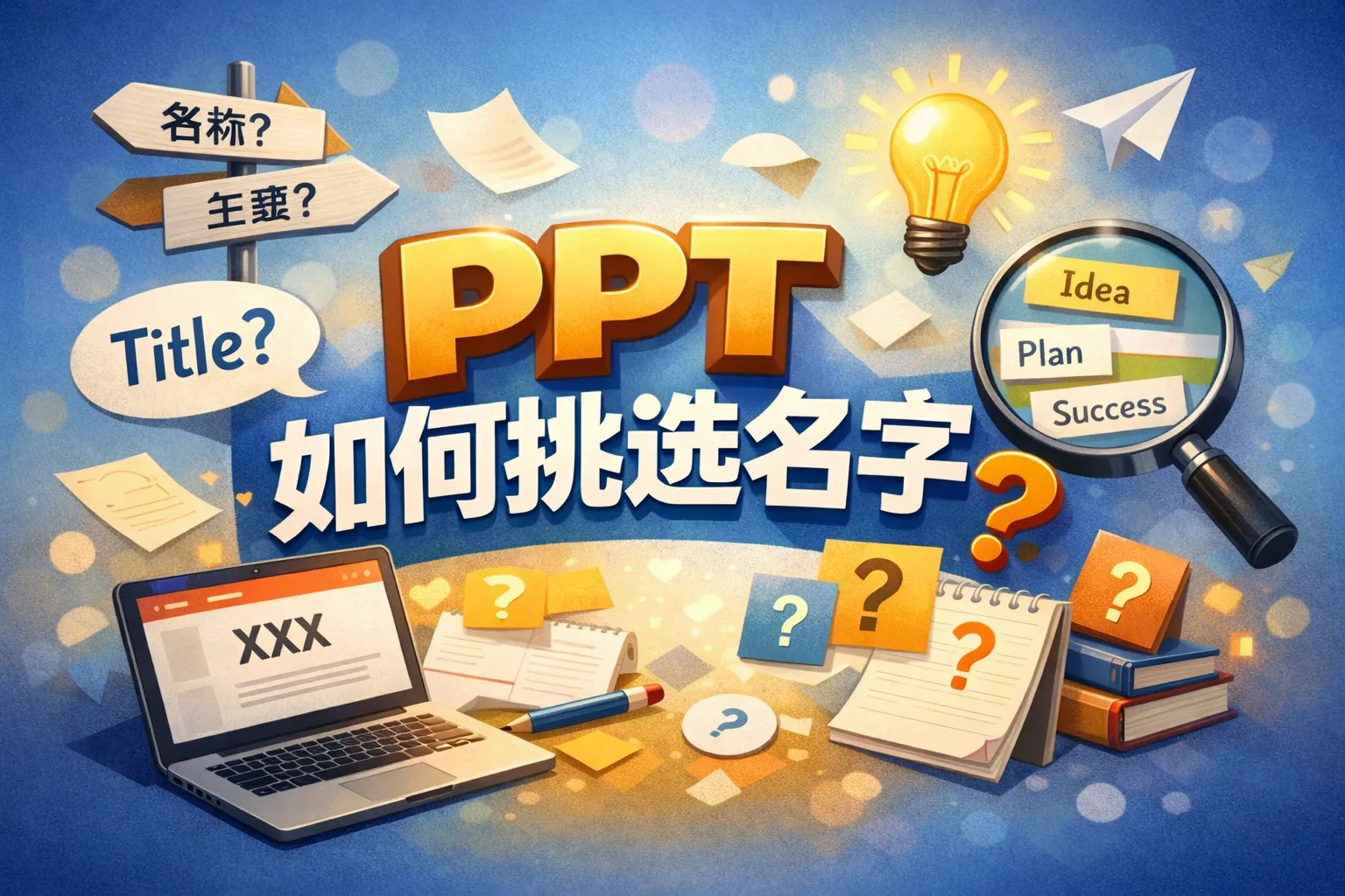 ppt如何挑选名字