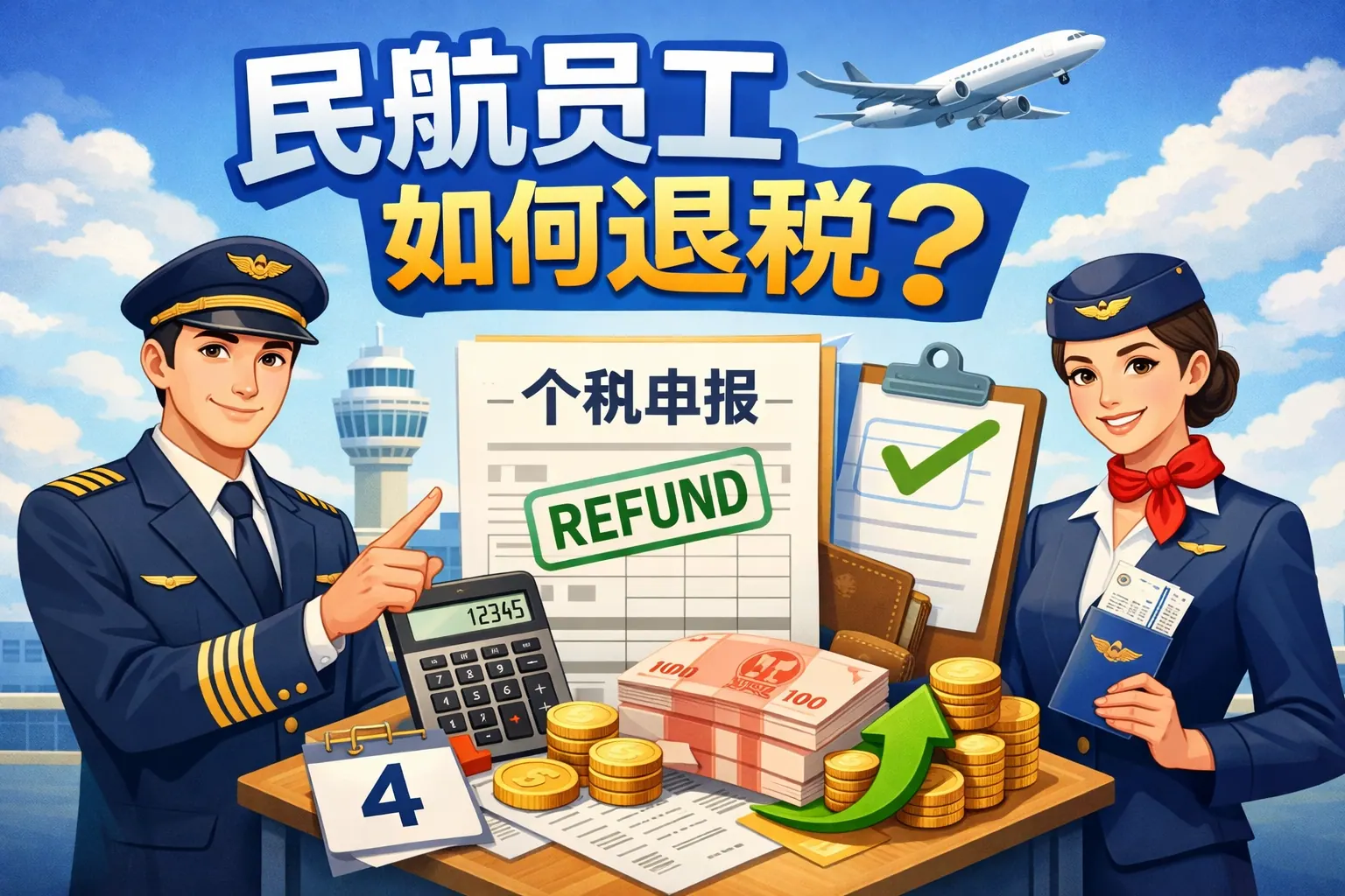 民航员工如何退税
