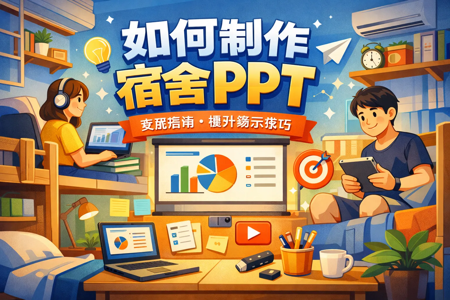 如何制作宿舍ppt