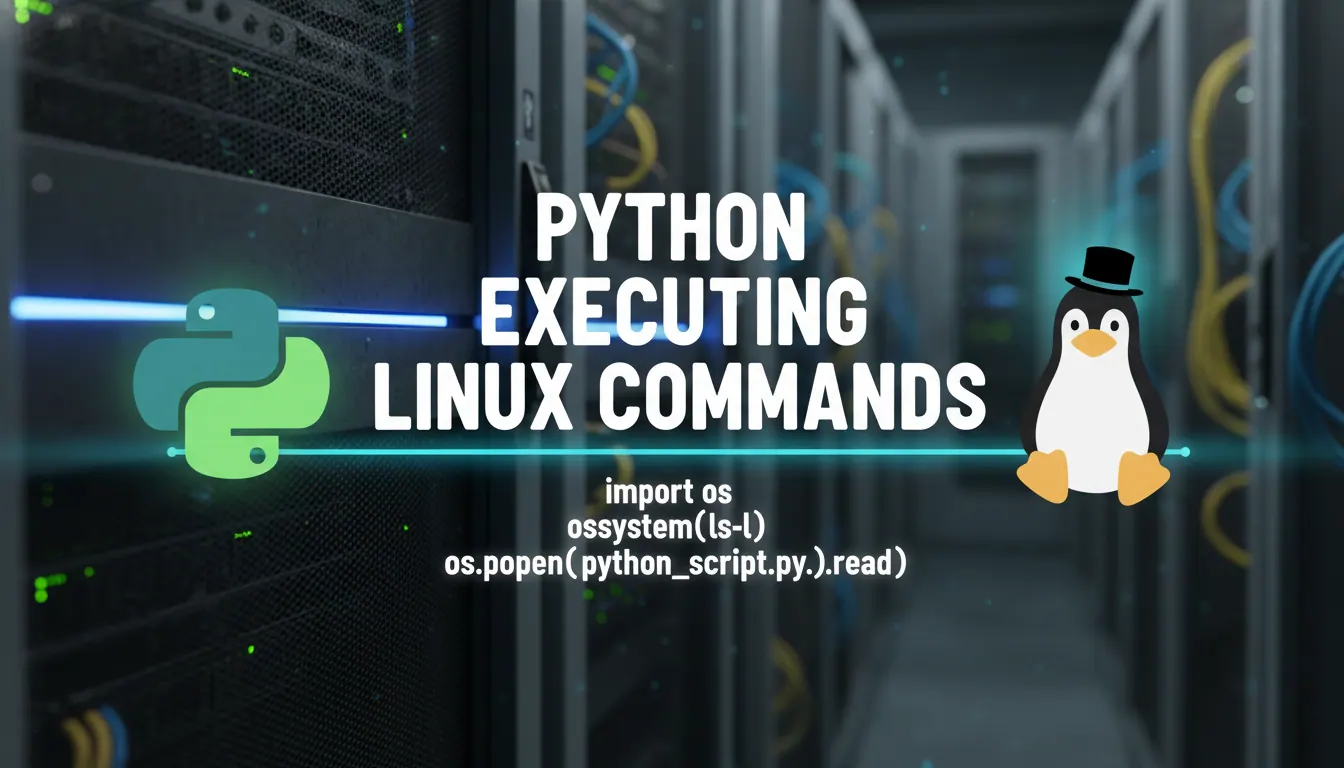 python 如何执行linux命令