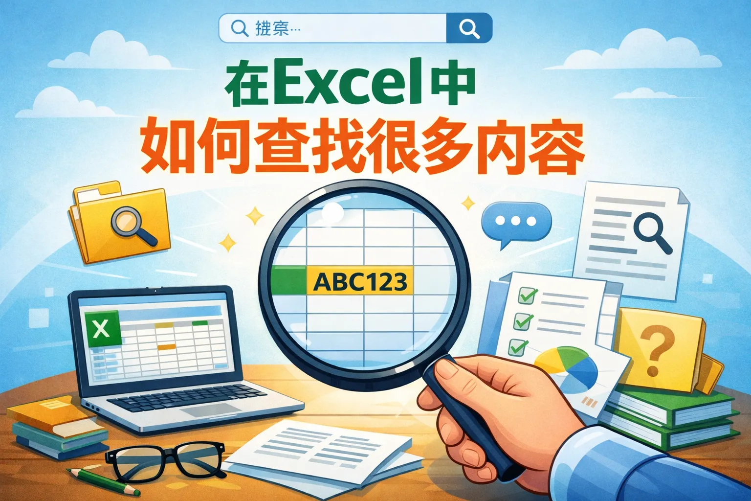 在excel如何查找很多内容