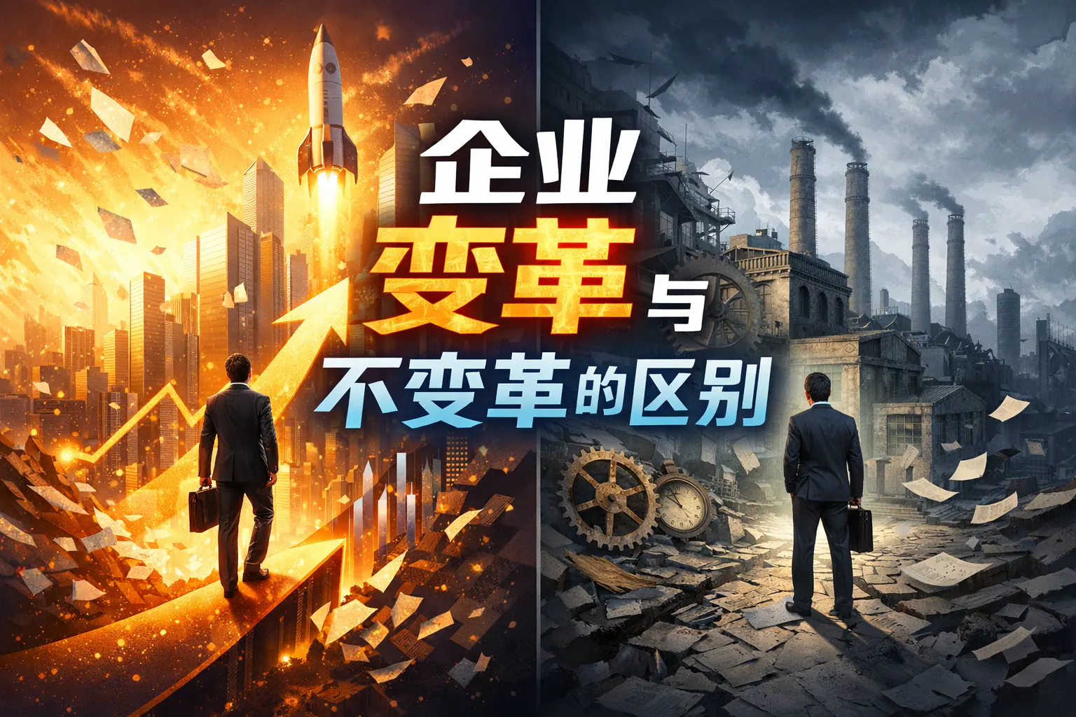 企业变革与不变革的区别