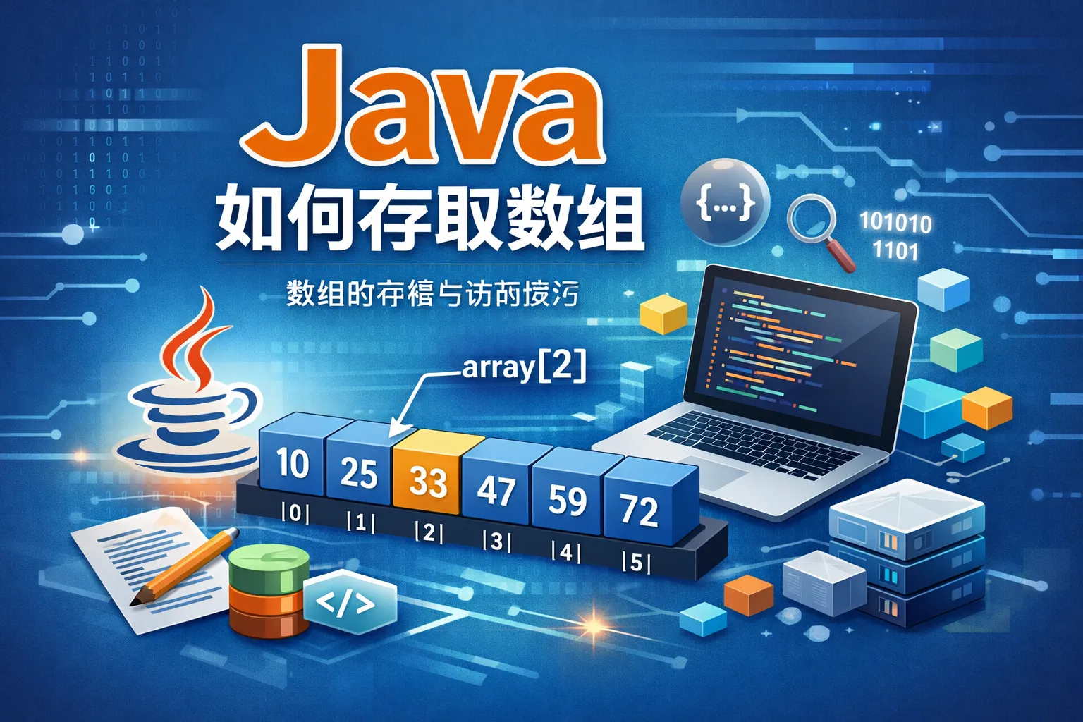java如何存取数组