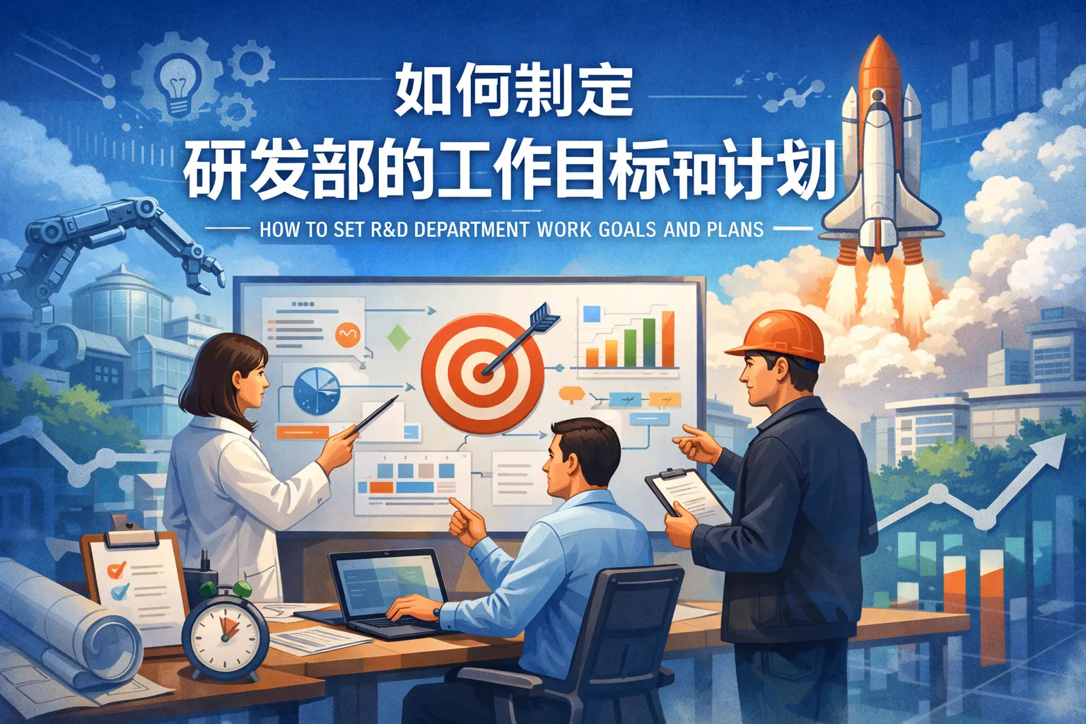 如何制定研发部的工作目标和计划