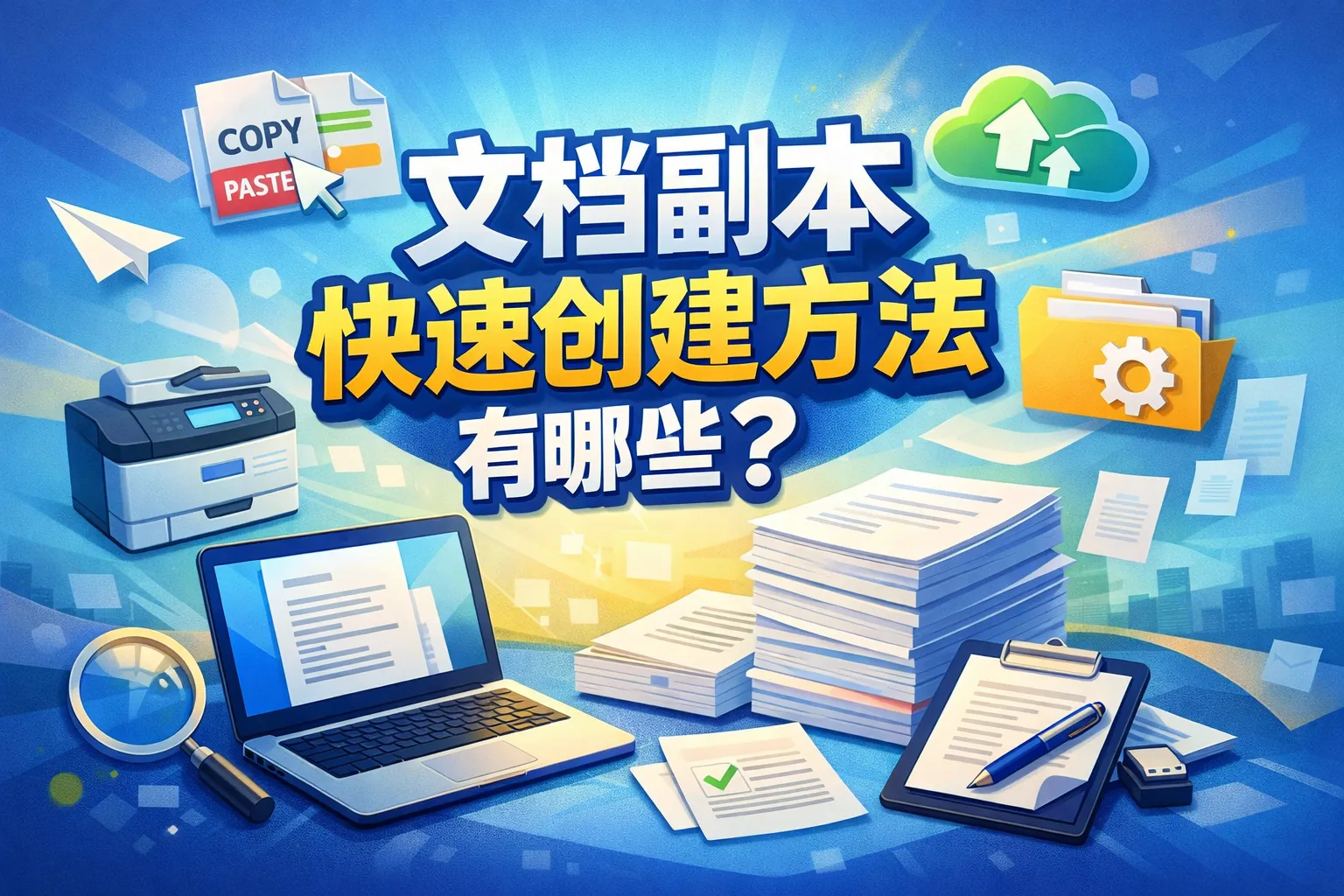 文档副本快速创建方法有哪些