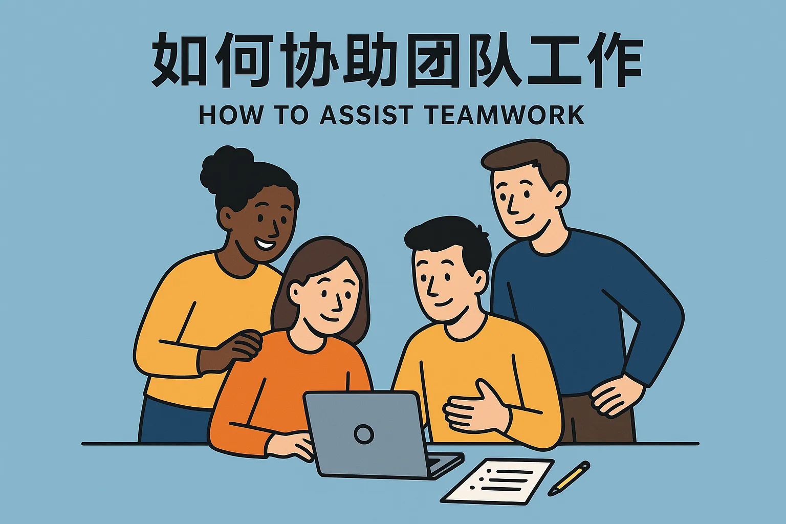 如何协助团队工作