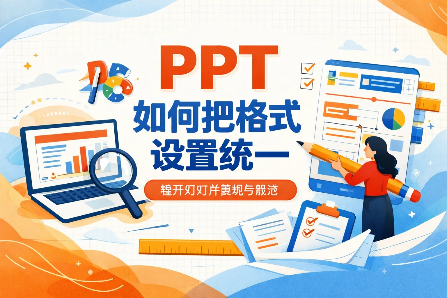 ppt如何把格式设置统一的