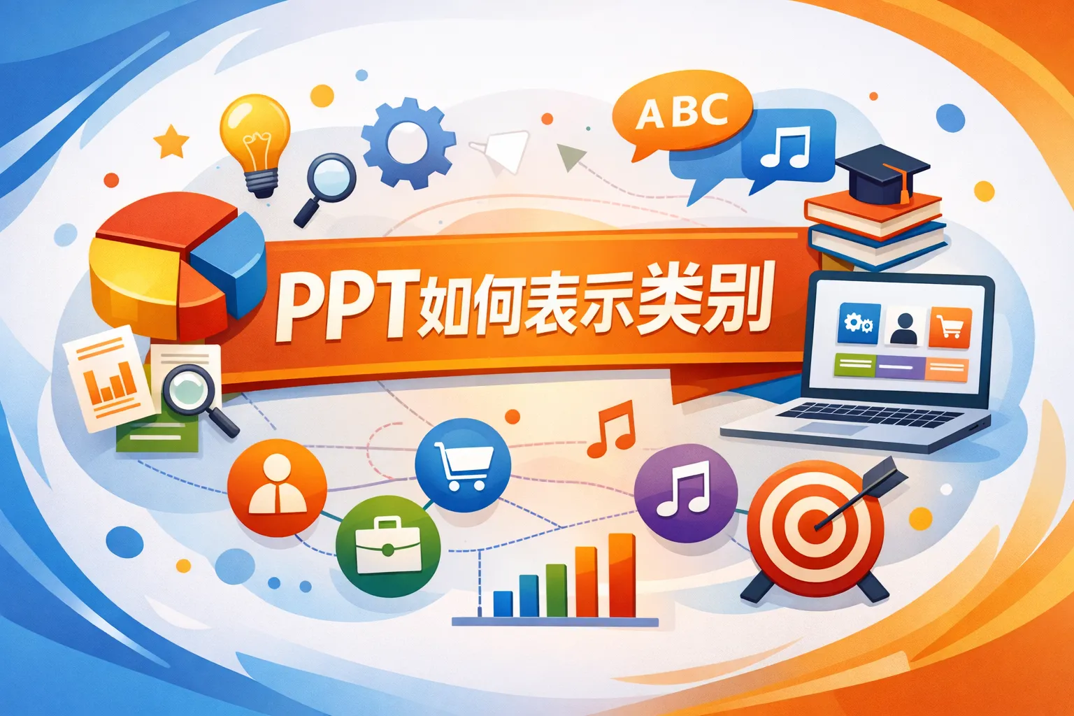 ppt如何表示类别