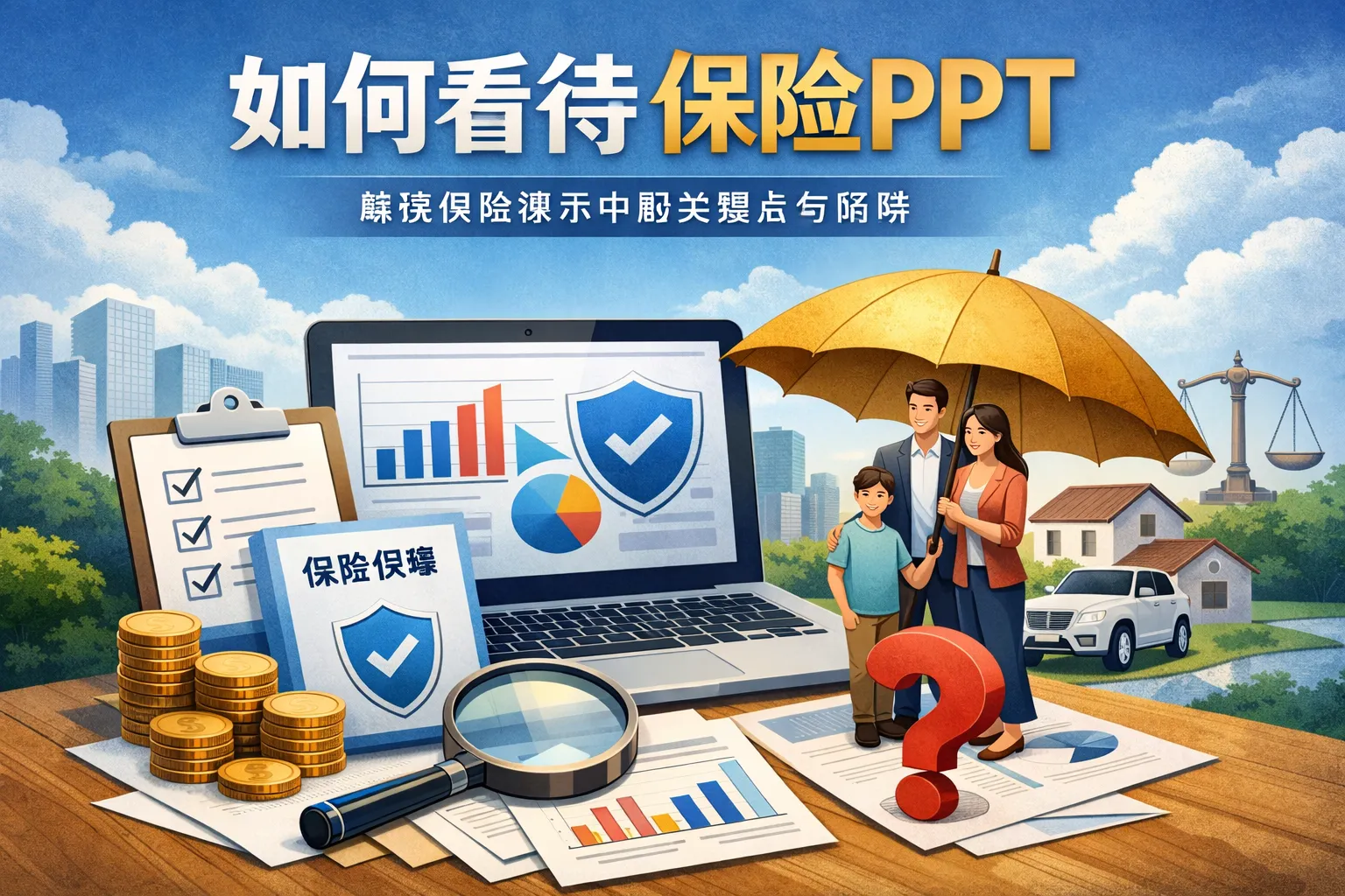 如何看待保险ppt