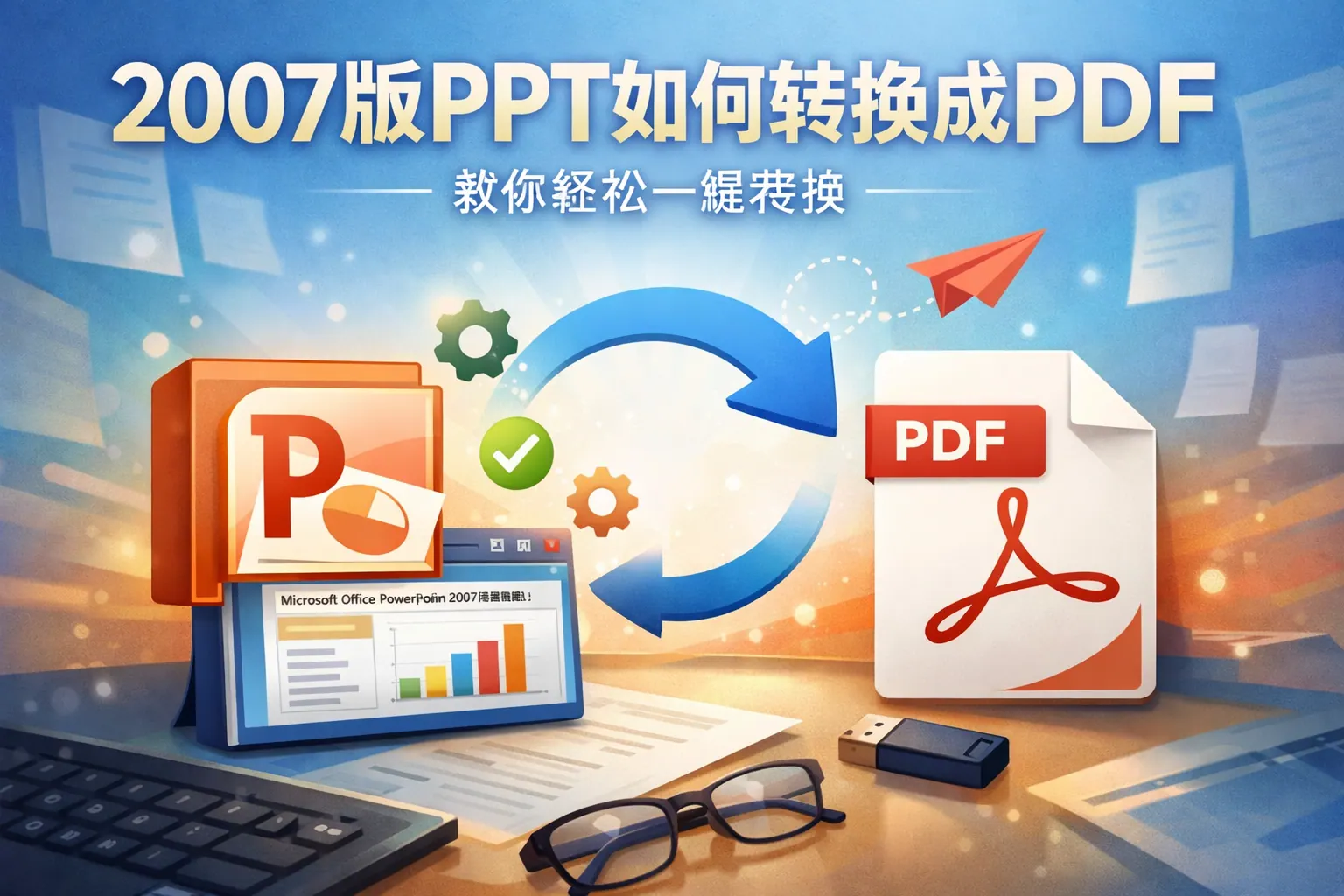 2007版ppt如何转换成pdf