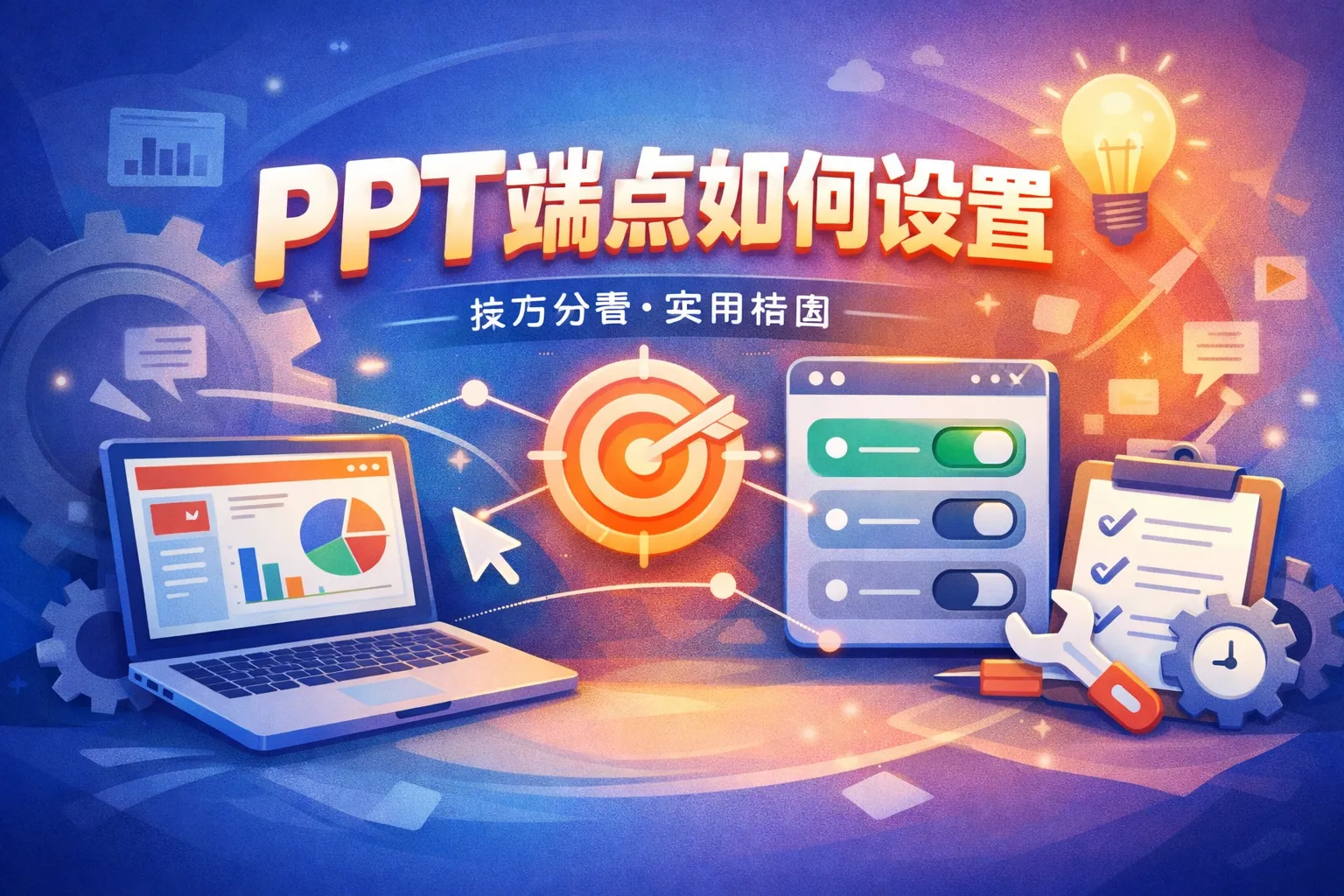 ppt端点如何设置