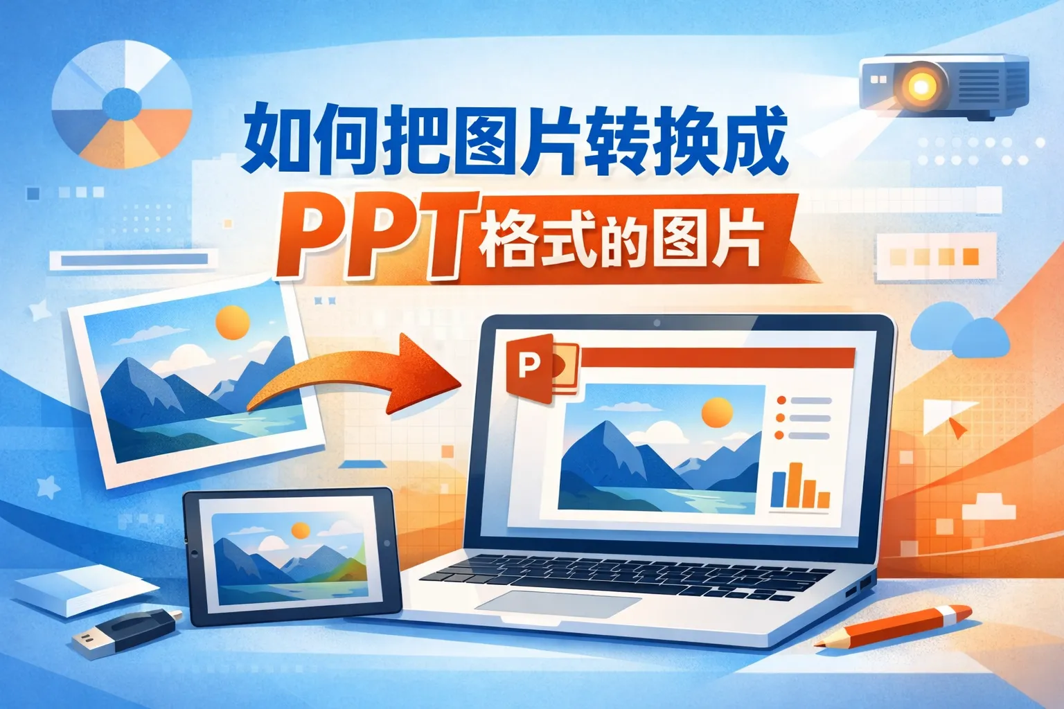 如何把图片转换成ppt格式的图片