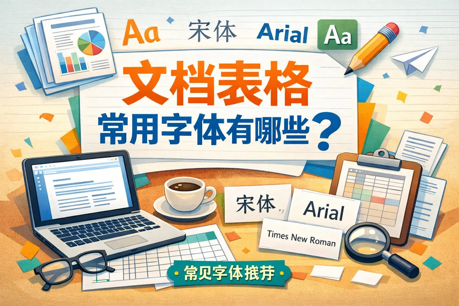 文档表格常用字体有哪些