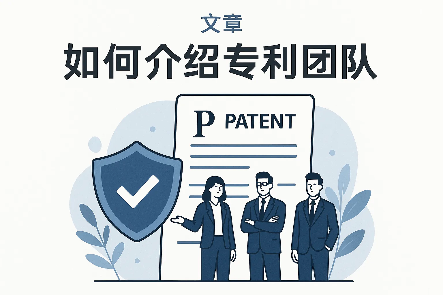 如何介绍专利团队