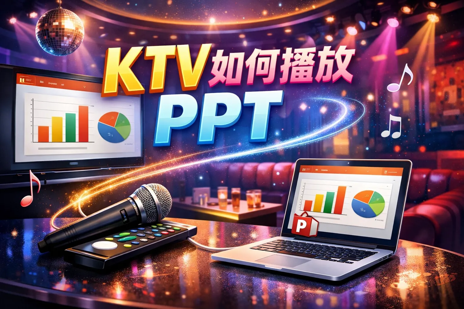 ktv如何播放ppt