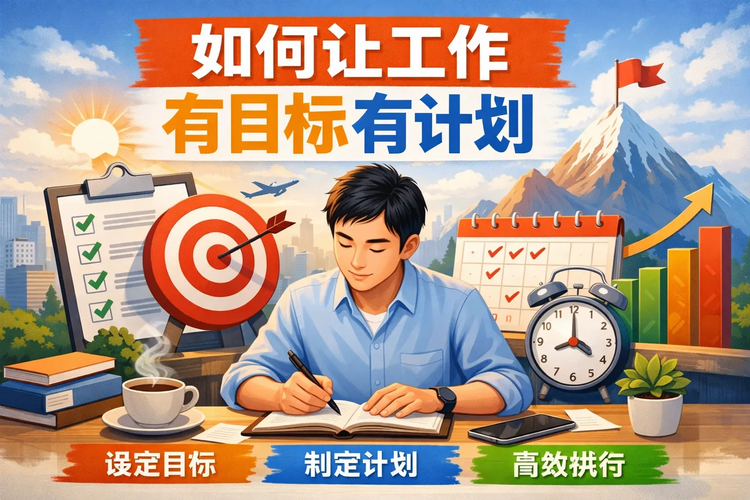 如何让工作有目标有计划