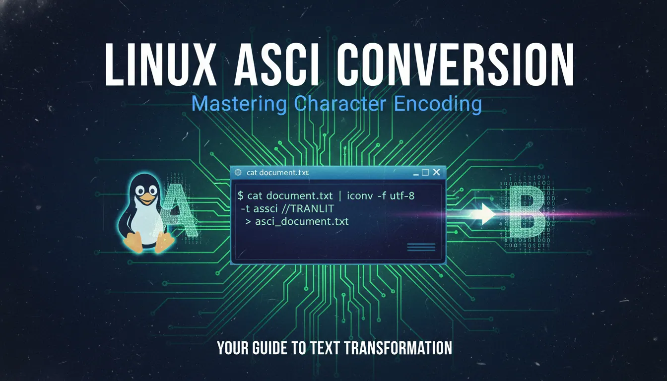 Linux Ascii Generator linux如何转换ascii
