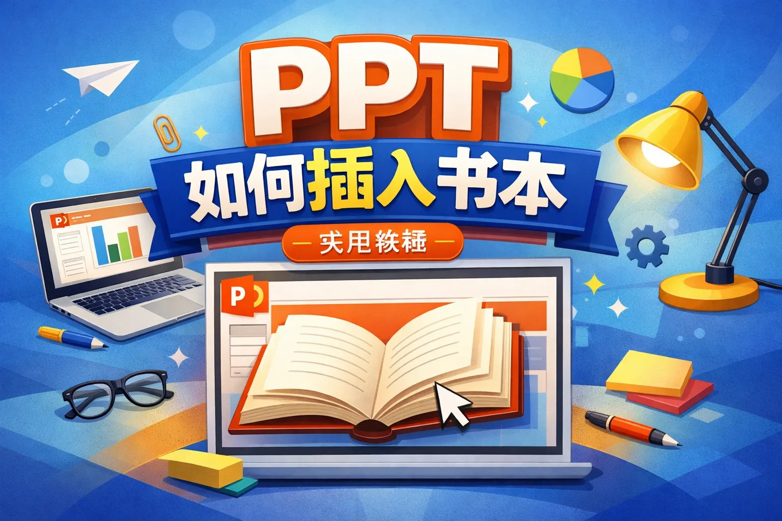 ppt如何插入书本