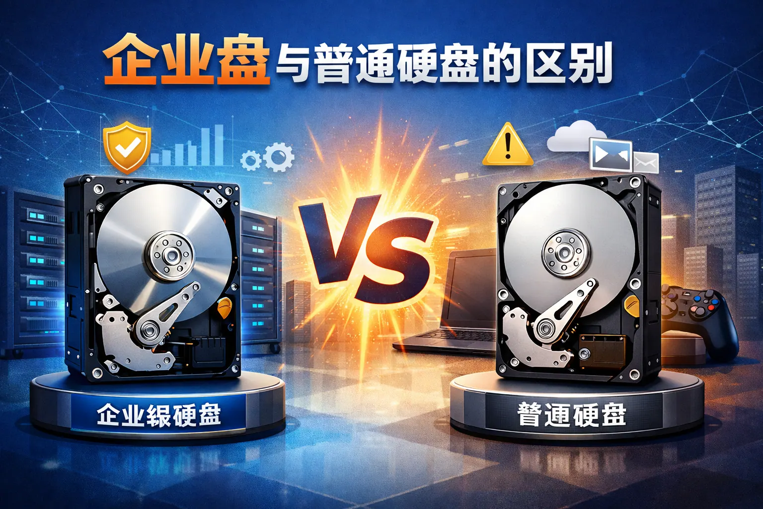 企业盘与普通硬盘的区别