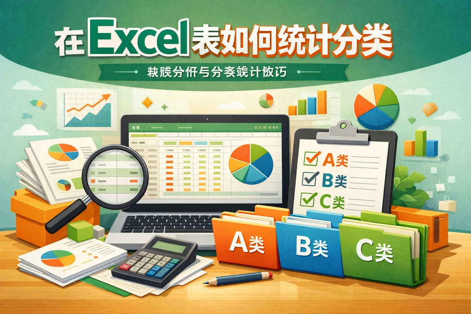 在Excel表如何统计分类