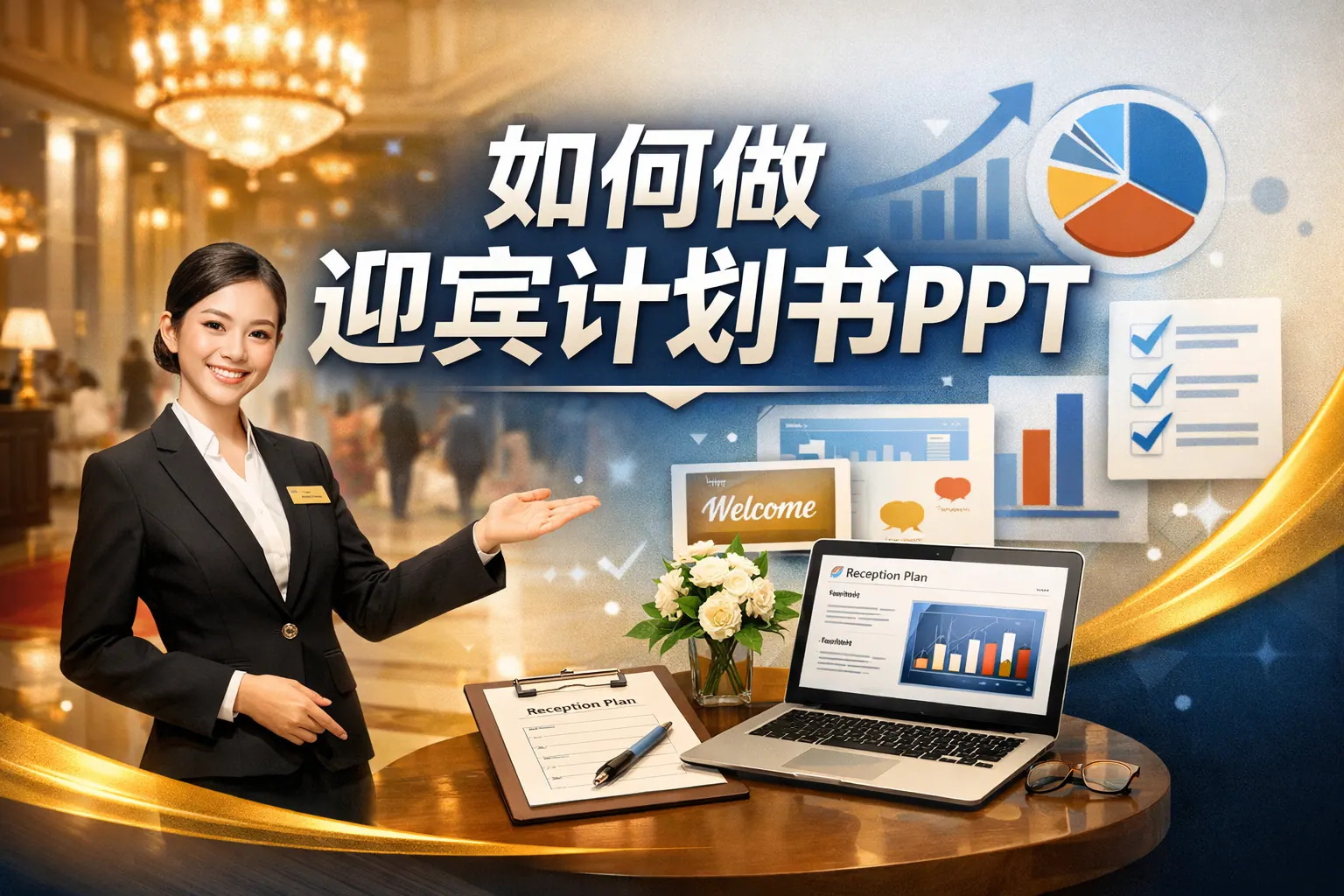 如何做迎宾计划书ppt