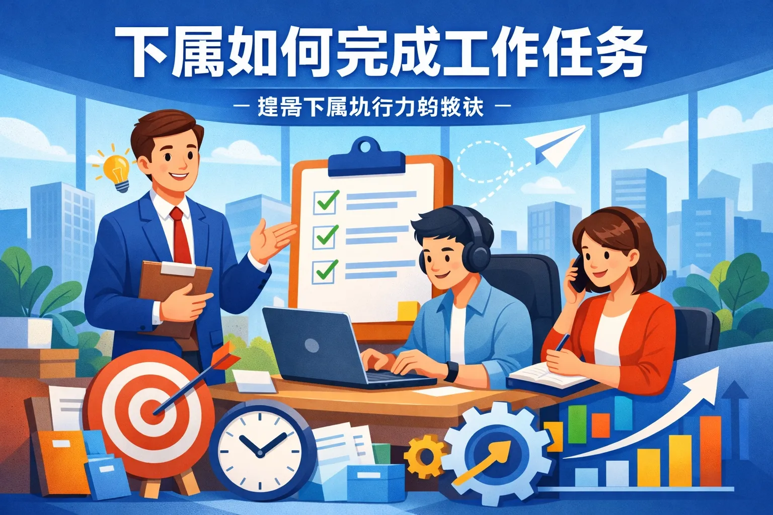 下属如何完成工作任务