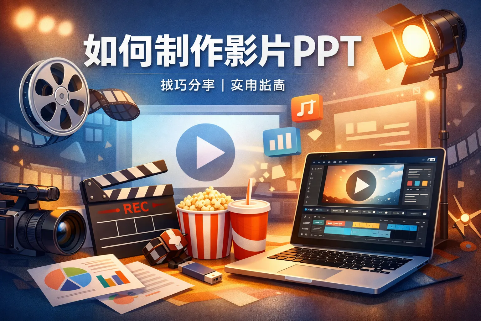 如何制作影片ppt