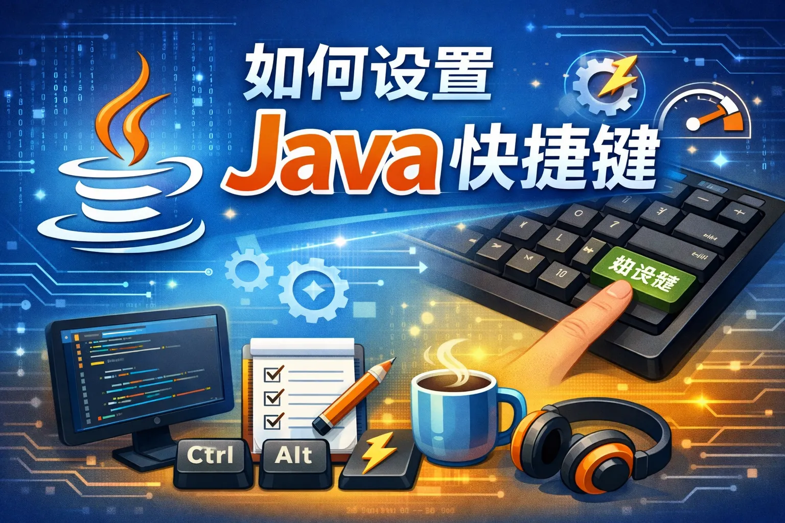 如何设置java快捷键