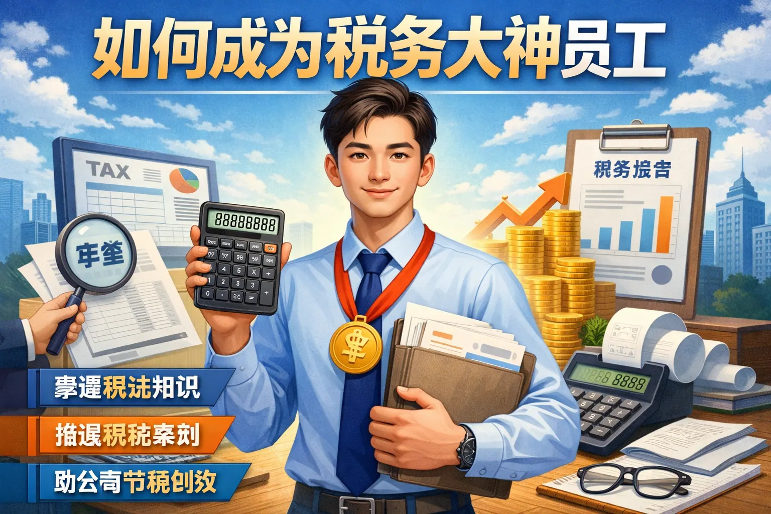 如何成为税务大神员工