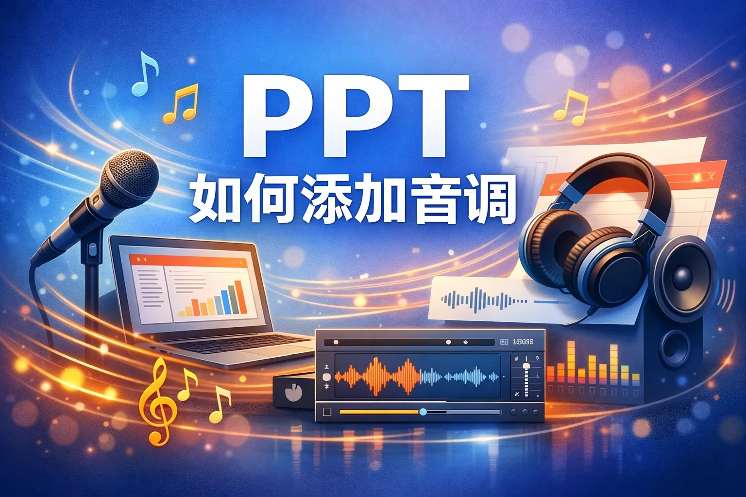 ppt如何添加音调