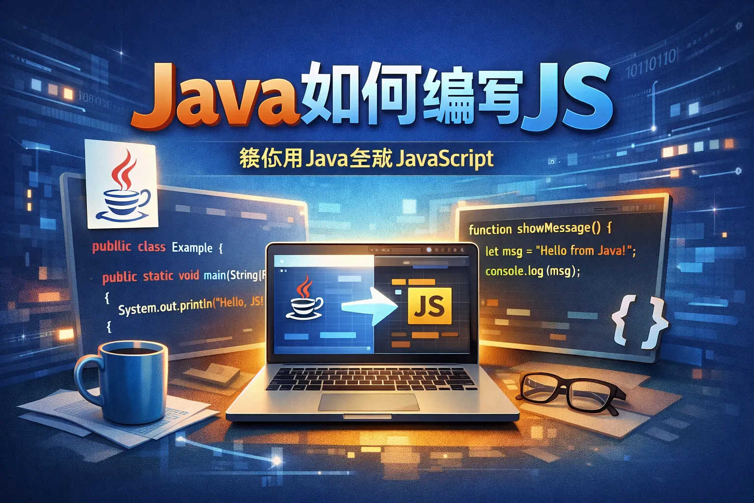 java如何编写js