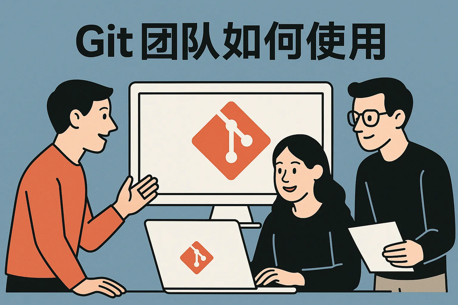 git 团队如何使用