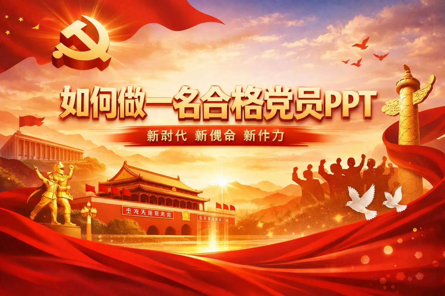 如何做一名合格党员ppt