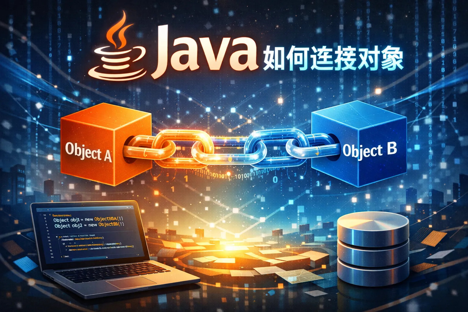 java如何连接对象